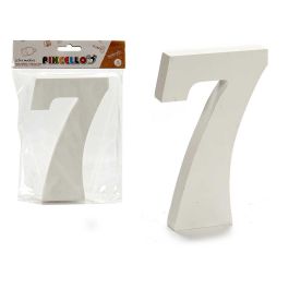 Pincello Pincel Número 7 Madera Blanco 1,8x15 cm (12 Unidades) Precio: 11.99000011. SKU: B1923GF7KV