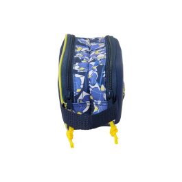 Portatodo Doble Sonic City Azul 21 x 8 x 6 cm 3D