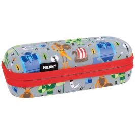 Milan Estuche Portatodo Ovalado Semirrígido Serie Especial Vikings, 20 x 9 x 6.7 cm Precio: 7.49999987. SKU: B1JPM45C62