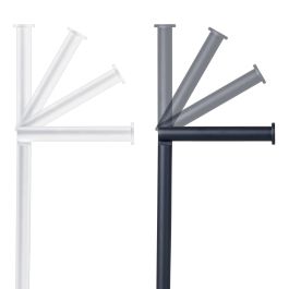 Confortime Portarrollos de Papel WC Inoxidable - 16 x 56-73 cm (6 Unidades)