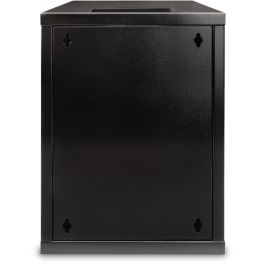 Digitus Carcasa Mural 9U 10" (254mm) - Bastidor de Pared 312x300mm Negro con Puerta de Vidrio Cerradura IP20