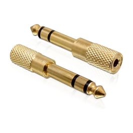DeLOCK 65361 Adaptador 3.5mm a 6.35mm Macho/Hembra Chapado en Oro Precio: 17.5000001. SKU: B176L56R3R
