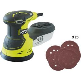 Lijadora de órbita aleatoria RYOBI + 20 hojas - 300W Lijadora de órbita aleatoria RYOBI + 20 hojas - 300W