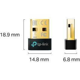 TP-Link UB500 Adaptador Nano USB Bluetooth 5.0 para PC/Portátil – Conexión Inalámbrica al Instante – Negro