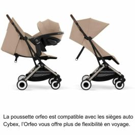 CYBEX CYB4063846512515 Cochecito ultracompacto y cómodo Orfeo 4 ruedas Beige Almendra