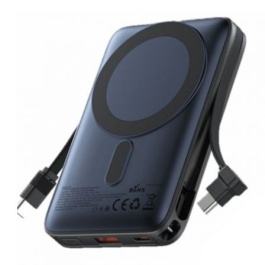Vention I16L0 Power Bank Magnético Inalámbrico 10000mAh 22.5W USB-C/USB-A con Soporte y Cable Incorporado Azul Precio: 23.78999997. SKU: B1C7TS5AVV