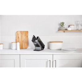 Ninja K32006EU Set de 6 Piezas Taco con Afilador Integrado, 5 Cuchillos, Tijeras Ninja Foodi de Acero Inoxidable Alemán Forjado