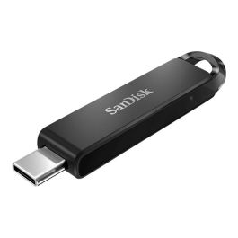 Sandisk - Memoria USB Tipo C 64 GB, USB 3.1 Gen 1, Hasta 150 MB/s Lectura, con Conector Retráctil y Software SecureAccess Incluido