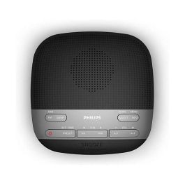 Philips TAR3505/12 Reloj Despertador Radio con DAB+, FM, Pantalla LCD, Alarma y Vibrador - Negro/Gris
