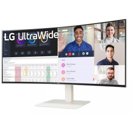 LG 38WR85QC-W Monitor Curvo 38" Nano IPS UltraWide QHD+ (3840x1600) 1ms 144Hz con USB-C HDMI DP y Altavoces Blanco