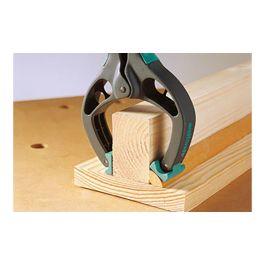 Wolfcraft Pinza de Resorte Profesional 1 Pulg FZ 40 mm Metal / PVC Verde