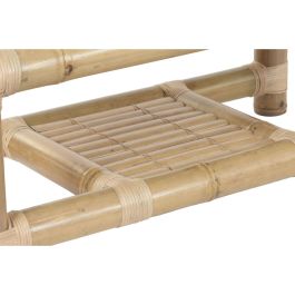 DKD Home Decor Sofá Tropical de Bambú y Ratán, Set de 4 Piezas, 135 cm Ancho x 70 cm Largo x 80 cm Alto