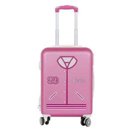 Karactermania Barbie Varsity Maleta Cabina ABS 4 Ruedas 55x38x20 cm