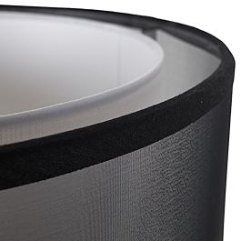 Home Deco Factory Lámpara de Pie Doble Pantalla Colección Lounge de Metal Home Deco Factory Lámpara de Pie Doble Pantalla Colección Lounge de Metal