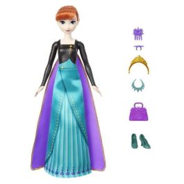 Mattel HXD27 Muñeca Disney Frozen Anna Spin & Reveal Unboxing con Escenario, Accesorios y Pegatinas +3 Años Mattel HXD27 Muñeca Disney Frozen Anna Spin & Reveal Unboxing con Escenario, Accesorios y Pegatinas +3 Años