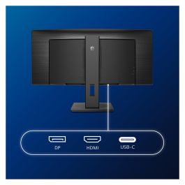 Philips Monitor 346B1C/00 34" (86,4cm) 3440x1440 UWQHD Curvo 100Hz USB-C Altavoces Negro