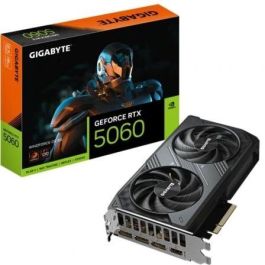 Gigabyte 9VN5060WO-00-G10 Tarjeta Gráfica GeForce RTX 5060 WindForce OC 8GB GDDR7 2512MHz NVIDIA Blackwell DLSS 4 Ray Tracing Precio: 343.50000058. SKU: B1ABEZJ8T7