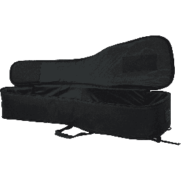 Gator Funda Doble para Guitarra Acústica y Eléctrica Nylon 4G Negra, 109 cm de largo, protección de espuma, 2 kg