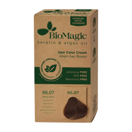 Biomagic, Keratin & Argan Oil, Tinte permanente para el cabello, 66.07 , 250 ml *Probador Precio: 18.49999976. SKU: B17D9FSATL