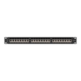 Lanberg PPSA-1024-B Patch Panel 24 Puertos Cat6a F/UTP (FTP) Montaje en Bastidor 1U Negro