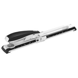 Petrus Grapadora brazo largo 600, capacidad 40 hojas, color gris/negro, para grapas 22/6, 24/6-8 y 26/6-8 Precio: 87.5000005. SKU: B1F35PXN4K