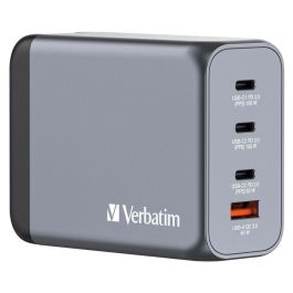 Verbatim Gnc-200 Cargador Pared Gan 200 W Usb-A 3.0 Y 3Xusb-C 3.0