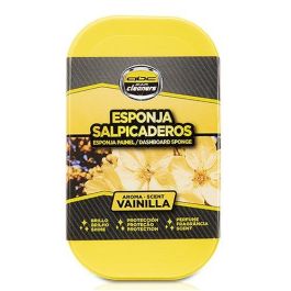 Abc MOT70002 Esponja Limpia Salpicaderos con Silicona Protectora Aroma Vainilla para Coche Moto Hogar