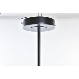 DKD Home Decor Lámpara de Techo Urban Negro Rojo Blanco Metal Cristal Abstracto 44 x 120 x 44 cm