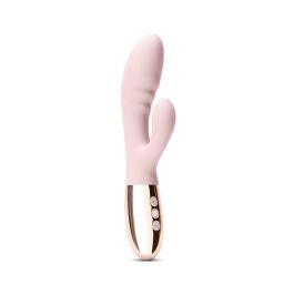 Vibrador Doble Estimulación Le Wand Blend Rose Gold Dorado Rosa Dorado