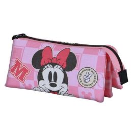Karactermania Estuche Portatodo Triple Minnie Mouse Journey, Rosa, 23 x8 x11 cm
