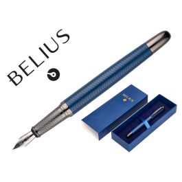 Pluma Belius Neptuno Aluminio Textura Wavy Color Azul Marino Tinta Azul Caja De Diseño Precio: 9.5000004. SKU: B15P6HDV6A