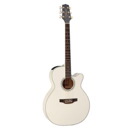 Takamine GN37 E/A NEX Cutaway - Guitarra Acústica Electroacústica Pearl White