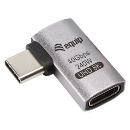 EQUIP Adaptador USB 4.0 a USB-C 40Gbps 240W PD (3 Unidades) Gris
