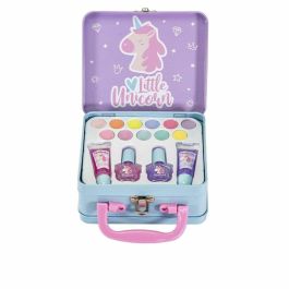 Martinelia UNICORN MEDIUM TIN CASE - Kit Maquillaje Infantil con 11 Sombras, 2 Esmaltes Glitter y 2 Labiales Brillo | 15 Piezas Precio: 9.5900002. SKU: B1EGNP7QXH