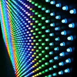 Epistar DE-PIX-12-W Módulo Pixel LED Blanco 4200K, 0.1W 1.7 Lúmenes, 12mm, 5V, Cadena 50 Unidades, 50.000h