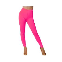 Leggings Rosa Fluor Liso Adulto para Disfraces Barbie, Muñeca, Aerobic Ochentero o Princesa Moderna. Carnaval y Despedidas. Precio: 4.90000027. SKU: B1DP6FW2DY