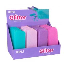 Apli Estuche Portatodo Soft Glitter Silicona, Expositor 12U, Colores Surtidos Precio: 62.50000053. SKU: B1DGAH6TEX