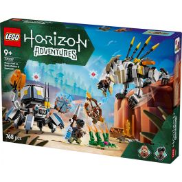 LEGO 77037 Horizon Adventures Aloy y Varl contra Testudien y Sawtooth - Juego de 9 años
