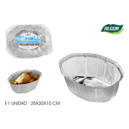 Bandeja Oval Algon para Pollo Entero 25x20x10 cm (24 Unidades) Precio: 10.50000006. SKU: B1ESN4997S