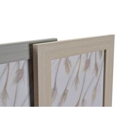 DKD Home Decor Marco de Foto 20x25 Cottage Gris Beige 1.5 x 31 x 26 cm