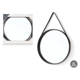 Espejo Redondo Colgar Negro Giftdecor 52X53CM (6 Unidades) Precio: 85.49999997. SKU: B1JBVC92Q4