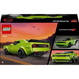 Lego Speed Champions Coche Deportivo Dodge Challenger SRT Hellcat - Kit de Construcción Réplica Detallada para Niños +9 Años