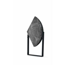 Mesa de comedor redonda YAPRAK para 4 personas - Antracita - 100 x 100 x 72 cm - MEN8683342538817