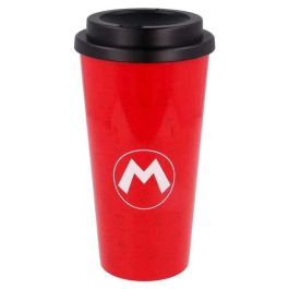 Vaso de cafe doble super mario 520 ml. Vaso de cafe doble super mario 520 ml.