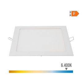 Edm Downlight LED Empotrable Cuadrado 20W, Luz Fría 6400K, 1500 Lúmenes, Blanco, 22x22 cm, IP20, Incluye Transformador Precio: 10.50000006. SKU: S7901349