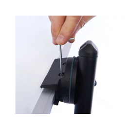 Rocada Pizarra Blanca Magnética Lacada Soporte Volteable Doble Cara 120x90 cm