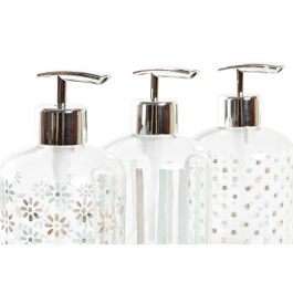 DKD Home Decor Dosificador Urban Cristal ABS Multicolor 350ml 8 x 14 x 8 cm (12 Unidades)