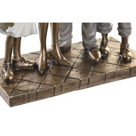 DKD Home Decor Figura Decorativa Familia de Resina Estilo Moderno Multicolor - Pack 2 Unidades Surtidas Aleatoriamente - 11.5 x 34 x 24 cm