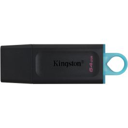 Kingston DataTraveler Exodia 2 Piezas - Memoria Flash USB 3.2 Gen 1 (Black + Teal) - Almacenamiento portátil de 256GB