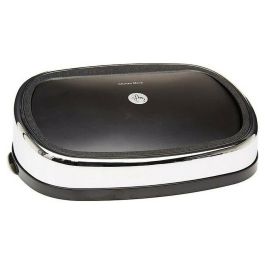 Kitchen Move Cubo de Basura de Cocina Semiautomático de un Toque, 60 L, Rectangular, Gris, Acero Inoxidable No Corrosivo